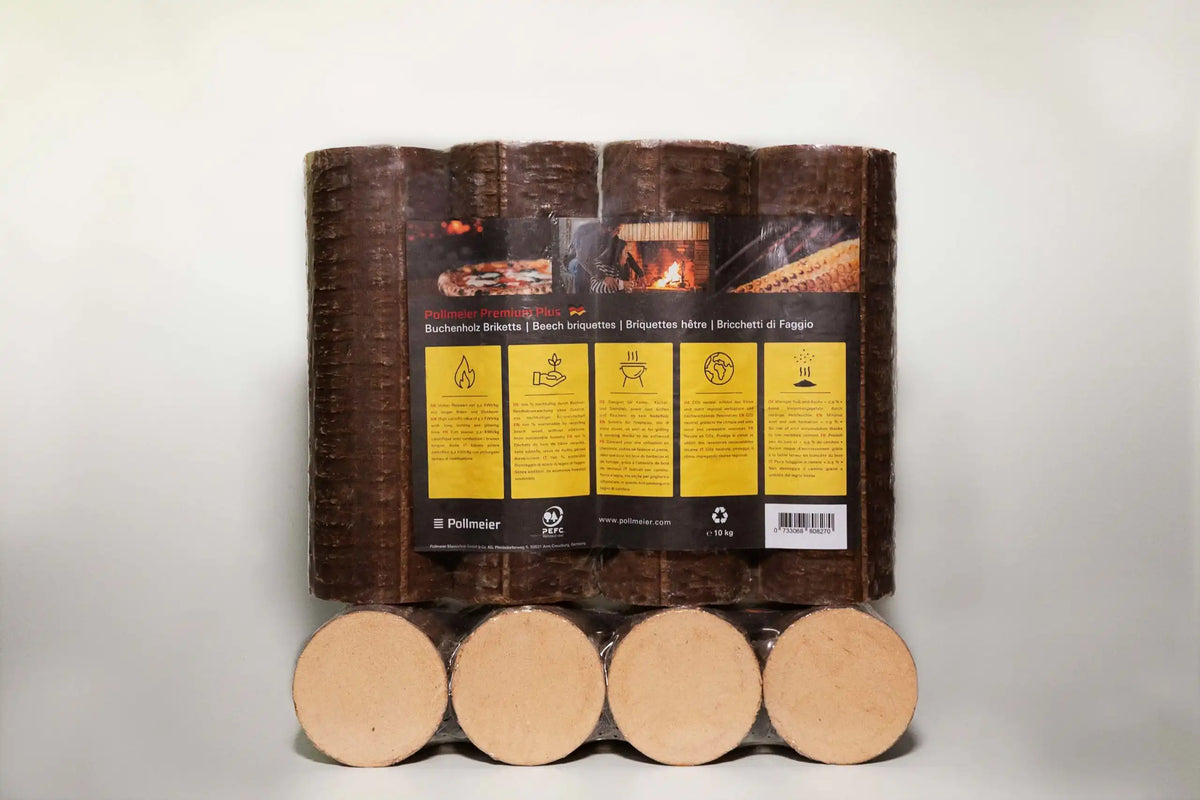 Pollmeier Premium Plus Buchenholzbriketts – PEFC-zertifiziert – Palette 960 kg