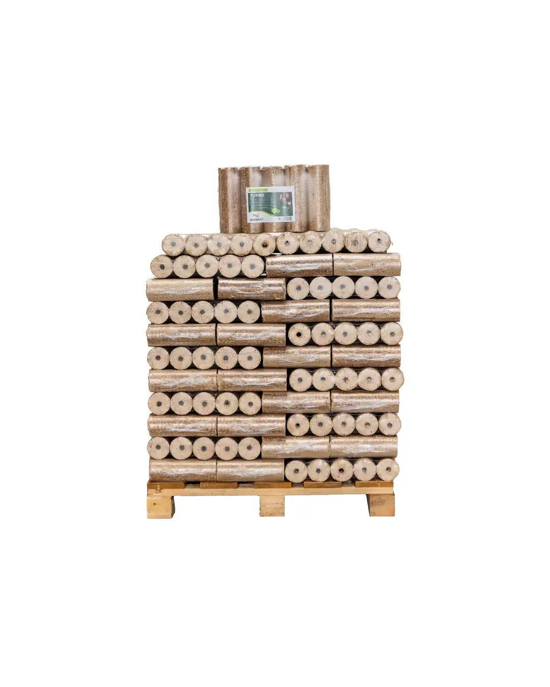 Klassik PLUS Turbo Holzbriketts mit Zugloch – Palette 990 kg